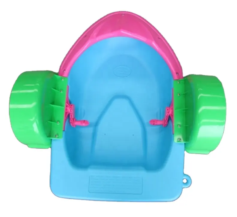 Barco de pedal de plástico para piscina, divertido barco manual de agua para niños, 2021