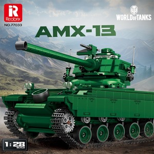 Reobrix Military Tank Building <b>Blocks</b> Set 77033 Educational Toy for Boys Ages 8-13 Years - Product Image 3