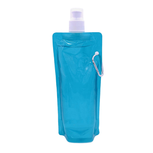 Pochette de sport pliable personnalisée Camping en plein air Randonnée Boxe 450ml Sac à eau pliable - Product Image 3