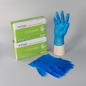 Cost Effective Food Service Disposable Vinyl Gloves 24CM Silicone-Free <b>Powder</b>-Free Non Sterile Clear Smooth <b>Texture</b> Customizable - Product Image 4