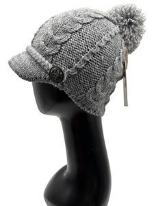 Gorro de Punto con Cable y Perlas de LANDBAS, Proveedor de Taiwán, Unisex para Adultos, 56-58 cm, Gorro de Invierno para Regalo de Navidad - Product Image 3