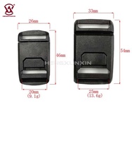 Sac Clip Curseur En Plastique 20mm 25mm Connecteur Magnétique Attache Sangle Boucle Ceinture En Plastique Camping Tactique Boucle