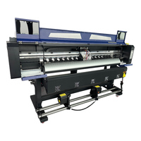Impresora Eco Solvente de 1.8m Equipada con 2 XP600 I1600-E1 I3200-E1 para Pancartas, Vinilo Flexible, Adhesivos para Automóviles, Ropa y Lámparas