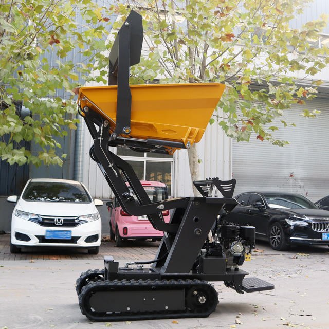 800kg Self Loading Mini Dumper - Efficient Tracked Transporter