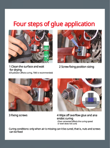 <span class=keywords><strong>Loctite</strong></span> 243 50ml nhiệt độ cao kháng trung bình sức mạnh có thể tháo rời chất lỏng màu xanh threadlocker keo dính - Product Image 6