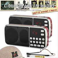 Vofull Vente à Chaud Radio de Poche Portable avec Haut-parleurs USB Lecteur MP3 L-088AM Am/Fm c