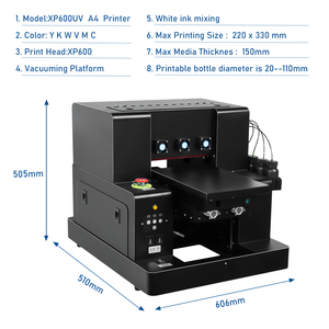 เครื่องพิมพ์ยูวี A3 L805 ราคาประหยัด เครื่องพิมพ์อิงค์เจ็ทสำหรับพิมพ์โลโก้ บนวัสดุแก้ว โลหะ หนัง พลาสติก และสติกเกอร์ - Product Image 2