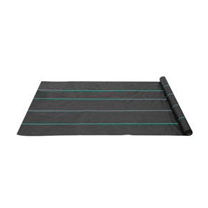 <span class=keywords><strong>Tapis</strong></span> de lutte contre les mauvaises herbes en polypropylène tissé noir en rouleau - Product Image 4