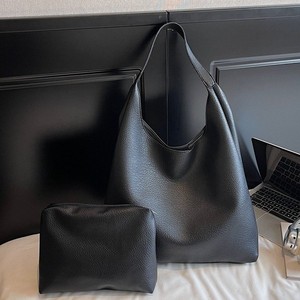 Casual Hobo Bag for Women Soft Shoulder Bags Slouchy Pu Leather Tote Purses for Work Travel Custom Logo Low MOQ Wholesale Price - Product Image 1