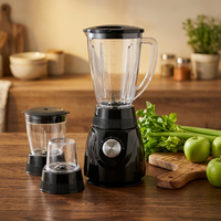 Extracteur de jus et hachoir électrique portable 400W, lames en acier inoxydable, 2 vitesses, contrôle pulsé, moteur silencieux, design compact pour usage domestique