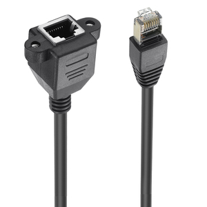Bochara <strong>Cat</strong> <strong>5</strong> RJ45 Male to Female <strong>Ethernet</strong> LAN <strong>Network</strong> Extension Cable With Screw Panel Mount 30cm 60cm 100cm 150cm 2m 3m 5m - Product Image 4