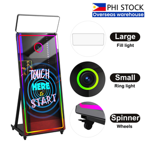 Photomaton Miroir Magique avec Imprimante, Contrôle Tactile, Impression <span class=keywords><strong>en</strong></span> Libre-Service, Direct Usine, avec Flight Case - Product Image 3