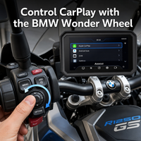 Caméra embarquée étanche AOOCCI BM6 1080P avec GPS WiFi, double objectif, enregistreur vidéo pour moto - Garantie 1 an