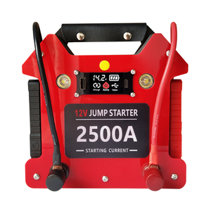 Gran Oferta: Arrancador de Baterías de 32000mAh y 12V con Bomba de Aire y Luz LED, Corriente Máxima de 2500A para Autos/Motos/Camiones - Product Image 4