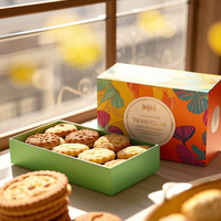 Caja de galletas Embalaje de papel Caja de regalo de cartón para envío de alimentos Caja de correo