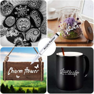 <span class=keywords><strong>Acrilico</strong></span> Penne Marcatore 6 pacchetto <span class=keywords><strong>acrilico</strong></span> pittore <span class=keywords><strong>acrilico</strong></span> <span class=keywords><strong>bianco</strong></span> marcatore su una varietà di superfici - Product Image 5