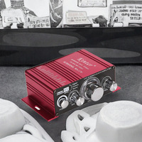 Amplificateur de puissance de voiture Hi-Fi 2.0 canaux MA-170 DC12V avec lumière colorée