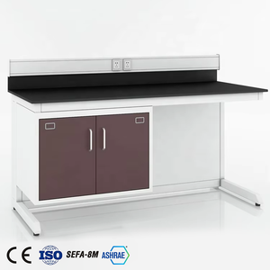 سيفا 8M معتمد علقت مجلس الوزراء طاولة المختبر أثاث المعمل معدن طاولة عمل من الفولاذ المقاوم للصدأ طاولة عمل - Product Image 3