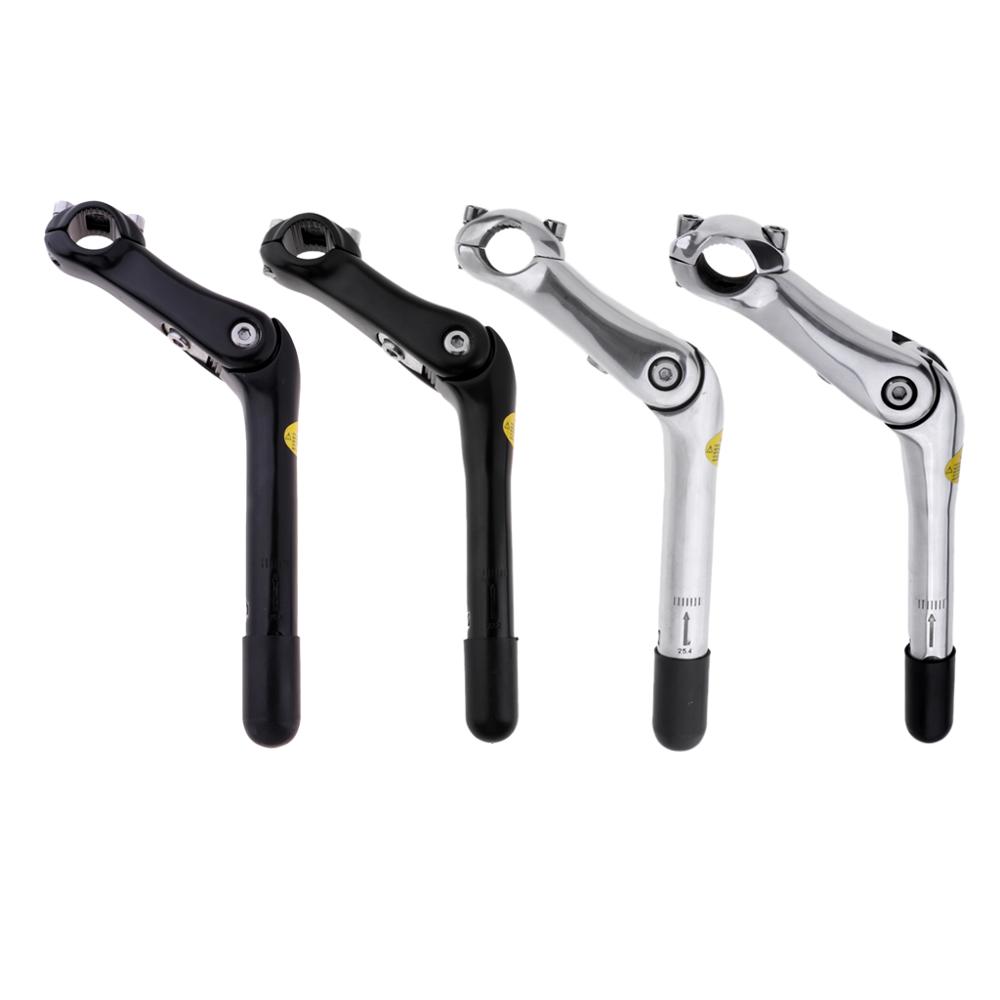 Adaptador de haste de guidão da bicicleta, ângulo ajustável de 25.4mm, haste da bicicleta, liga de alumínio, garfo dianteiro, acessórios de bicicleta, 25.4/22.2mm 180mm