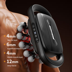 Pistolet de massage chauffant sans fil professionnel à 24 têtes pour tissus profonds, pistolet de massage musculaire et fascia pour une récupération rapide après l'entraînement et le soulagement de la douleur - Product Image 6