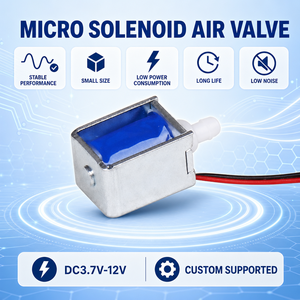 Vanne solénoïde miniature 12V à faible consommation d'énergie et performance stable, idéale pour les appareils de massage oculaire et les scelleuses sous vide alimentaires – Meilleures ventes - Product Image 1
