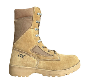 Botas de Combate DFJ1201 Personalizadas de Gamuza, Botas de Cuero Negras - Product Image 2