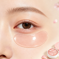 Patchs de gel pour les yeux au collagène hydratant, en bouteille, avec logo personnalisé, pour usage cosmétique quotidien