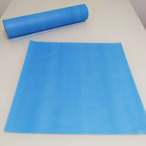 Rouleau de drap de lit jetable imperméable bleu 1003 fabriqué à Cangzhou pour usage médical - Product Image 2