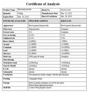 Vente chaude de qualité alimentaire extrait de prêle poudre supplément à base de plantes riche en vitamines pour la croissance des cheveux HPLC bouteilles en vrac tambours canettes - Product Image 4