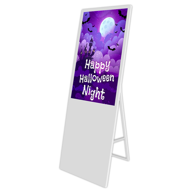 VETO Portable A-Type Indoor LCD Display Android Digital Menu Board for Advertising Signage