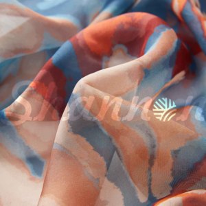Tela de Gasa Chifón de Seda de Morera 100% Pura de 6mm, Transparente, Estampado Digital, Suave y Lisa, Transpirable para Vestidos y Pañuelos de Mujer - Product Image 3