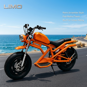 Motocicleta Retro para Adultos con Neumáticos Anchos y Doble Suspensión Trasera para una Conducción Urbana Suave, Fácil Estacionamiento, Precio Directo de Fábrica, Limo-165 Head - Product Image 1