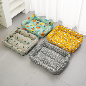 Petopia Linen Foam Faux Fur Rectangle Pet <strong>Bed</strong> Mat Pad <strong>Nest</strong> Breathable Cartoon Style Letter Pattern <strong>for</strong> <strong>Dogs</strong> with Carton Packing - Product Image 3