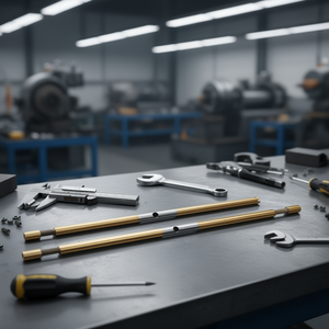 Série d'outils de remplacement Fervi, tiges filetées de 12 pouces de longueur pour applications de précision - Product Image 3