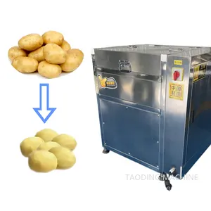 Manufacturer customized potato carrot washing peeling machine taro peeling equipment washing radish tuber peeler device