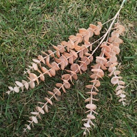 Plantes artificielles de haute qualité, verdure artificielle en plastique, 5 branches d'eucalyptus pour la décoration de la maison et des mariages
