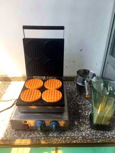 Machine à gaufres portable, équipement Commercial, appareil de cuisson pour snacks et nourriture - Product Image 6