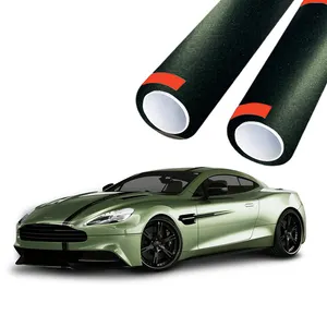 Cor personalizada mudança brilho metálico gunmetal brilho metálico mamba verde cromo carro envoltório vinil rolo