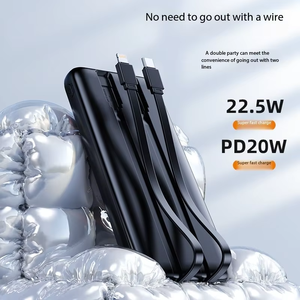 Dual-line ngân hàng điện cầm tay pd20w + 22.5W sạc nhanh 10000mAh + 20000mAh hiển thị kỹ thuật số khép kín USB giao diện từ tính - Product Image 3