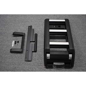 Se adapta a Ford <span class=keywords><strong>Bronco</strong></span> 2021-2023 4Dr 2Dr Hard Top Cargo Side escalera telescópica-Instalar en los rieles de techo de la versión más larga - Product Image 1