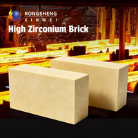 Briques Réfractaires en Zirconium de Qualité Supérieure, Vente Directe Usine, Briques Coulées Fusionnées à Haute Teneur en Zircone pour l'Industrie Métallurgique