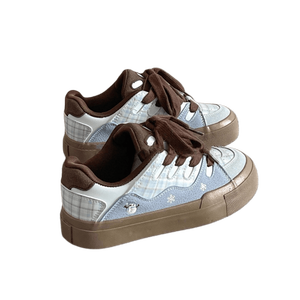 Zapatillas Blancas de Mujer Estilo Estudiantil con Plataforma Gruesa, Novedad Otoño 2026, Calzado Casual Versátil para Combinar con Faldas - Product Image 3