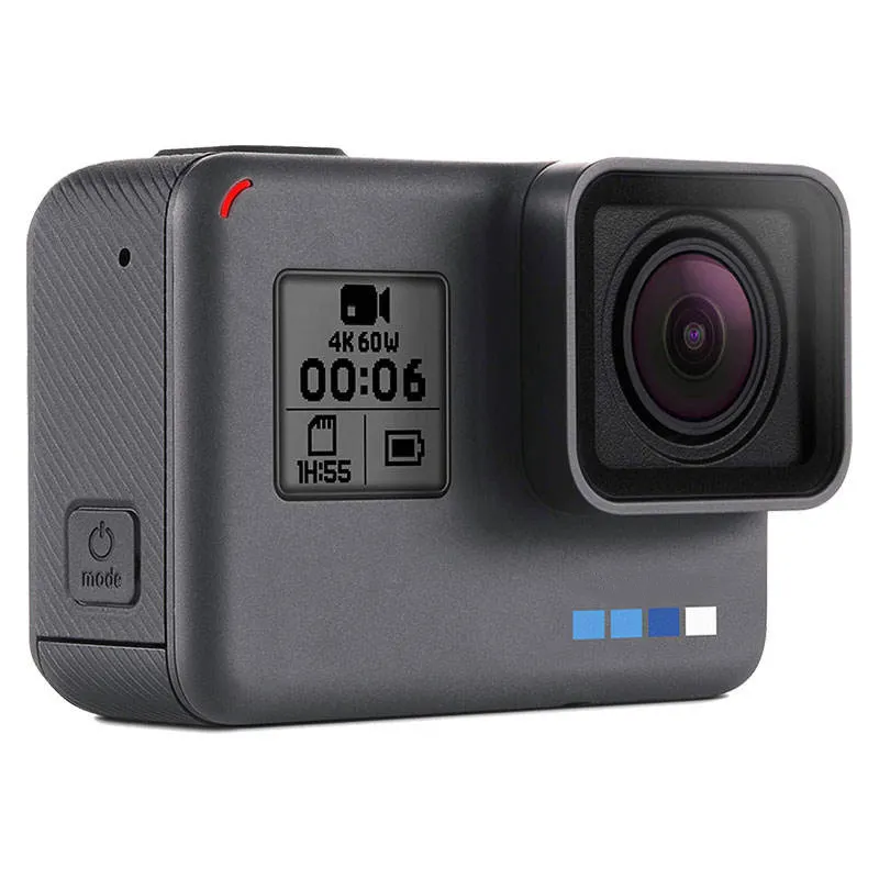 Go Pro HERO6 Black Waterproof Digital Action Camera for Travel with Touch Screen 4K HD Video 12MP Photos