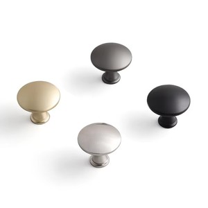 Eenvoudige paddenstoelvormige meubelknoppen met één gat voor kastdeuren en lades - Product Image 4