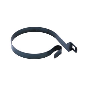 Banda de freno para motosierra de acero inoxidable negra con forma de resorte irregular, accesorio de ferretería para herramientas de jardín - Product Image 1