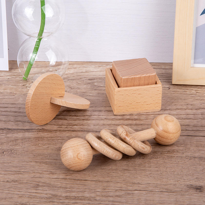 Toys Sonajero Madera Montessori Juego De Juguetes Montessori Para