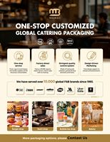 Boîte d'emballage pour crème glacée, conteneur en papier personnalisé avec logo, jetable, pour gâteaux, gelato, restaurants, vente en gros