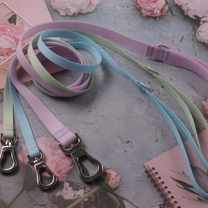 Suministros para mascotas, correa para perro, collar de perro de Pvc impermeable a la moda con hebilla de plástico de resolución rápida para perros pequeños y medianos - Product Image 1