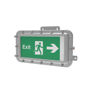 Luminaire d'urgence antidéflagrant à prix d'usine, batterie au lithium, lettres vertes, éclairage de sortie d'urgence IECEx ATEX - Product Image 3