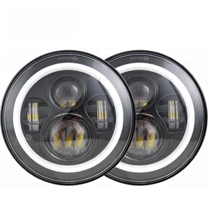 Luces LED de 7 Pulgadas para Faros Delanteros, 30W, 12V, 3000 Lm, Blancas, Redondas, para Motocicletas y Automóviles Universales - Product Image 1